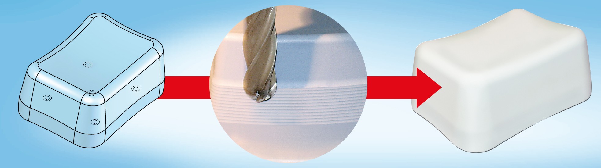 Upper buffer section materials as raw material