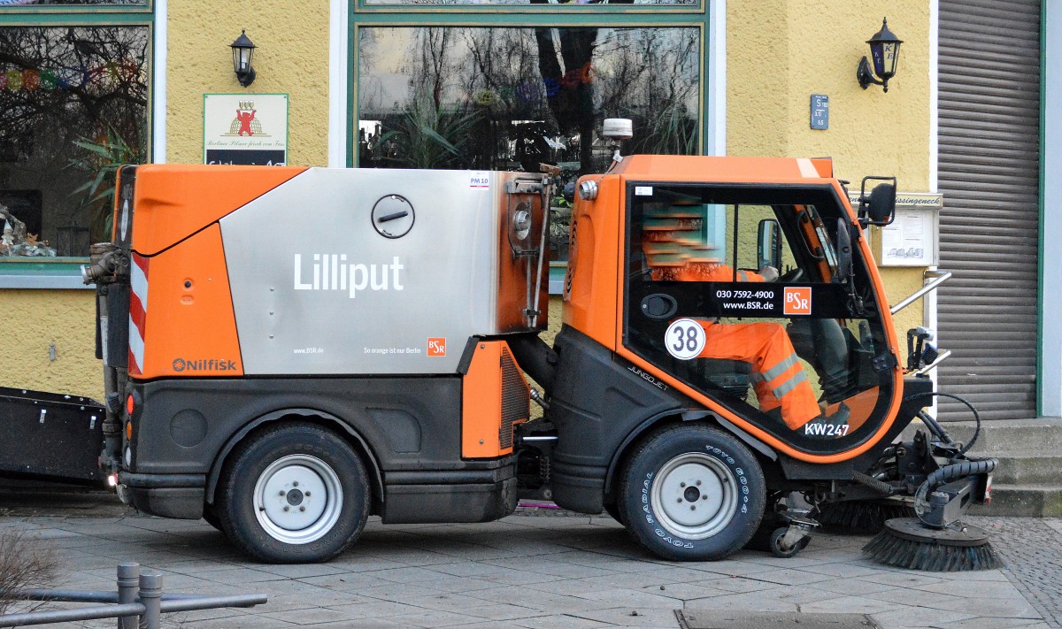 Eine Jungojet Kehrmaschine